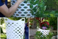 Upcycle Your Laundry Basket into a Strawberry Tower