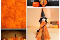 Upcycled Book Floating Witch Halloween Decor