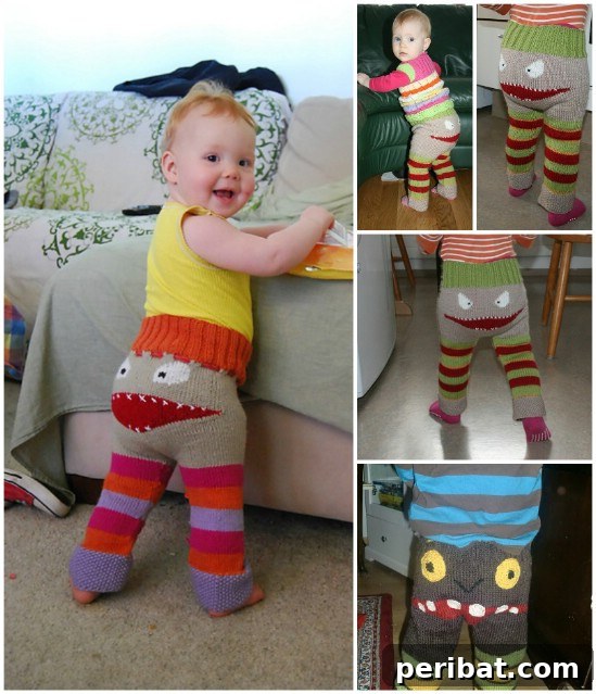 Unleash the Adorable Knit Monster Pants for Your Little One 4 Knitted Monster Pants Free Pattern - Ravelry Das Monster