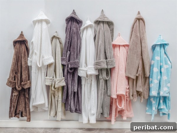 The Ultimate Command Strip Guide 75 Ingenious Uses and Application Tips 20 Robes hanging neatly on hooks mounted on a wall.