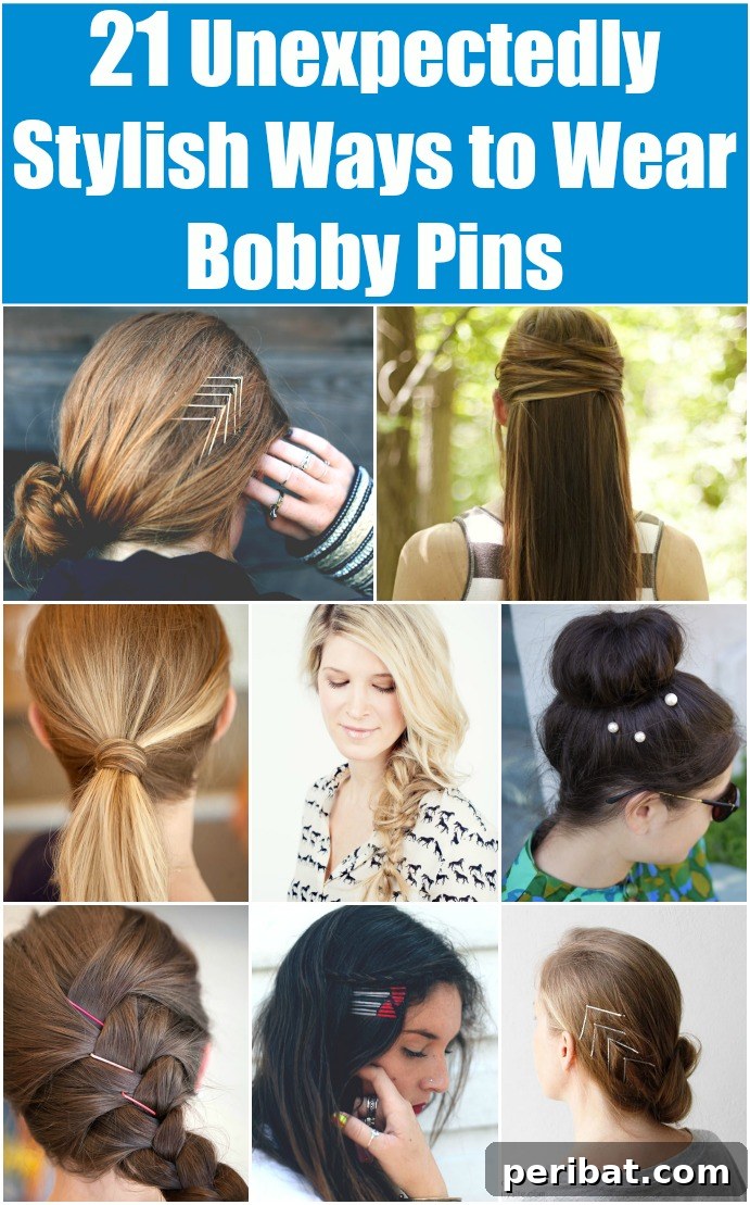 21 Unexpectedly Stylish Ways to Wear Bobby Pins (Cute and easy hairstyles) - Unlock Your Hair's Potential
