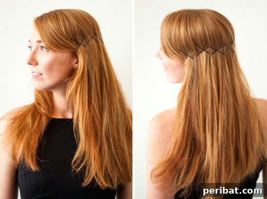 Bobby Pins: Your Secret Style Weapon 15 Faux Headband - 21 Unexpectedly Stylish Ways to Wear Bobby Pins - Boho Hair Accessories