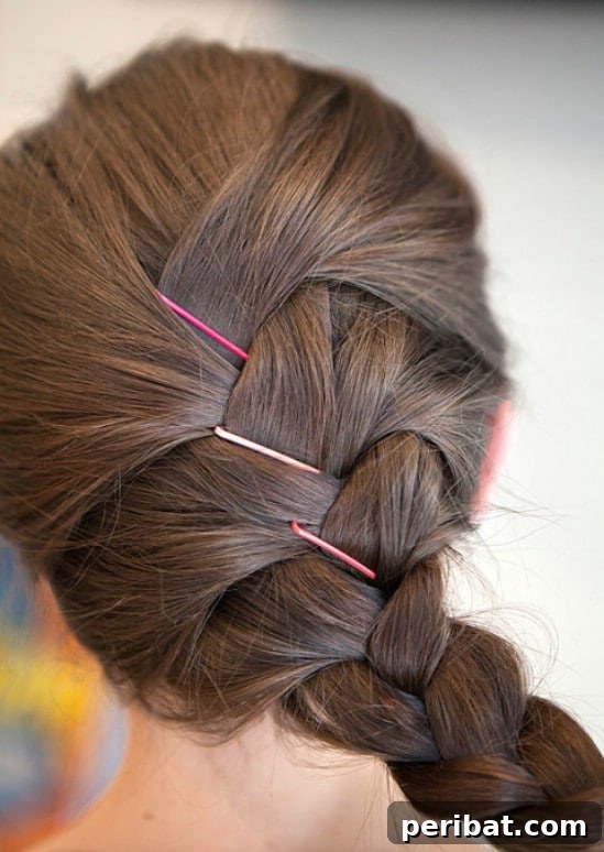 Bobby Pins: Your Secret Style Weapon 21 Secure Your Braid - 21 Unexpectedly Stylish Ways to Wear Bobby Pins - Neat Braid Solution