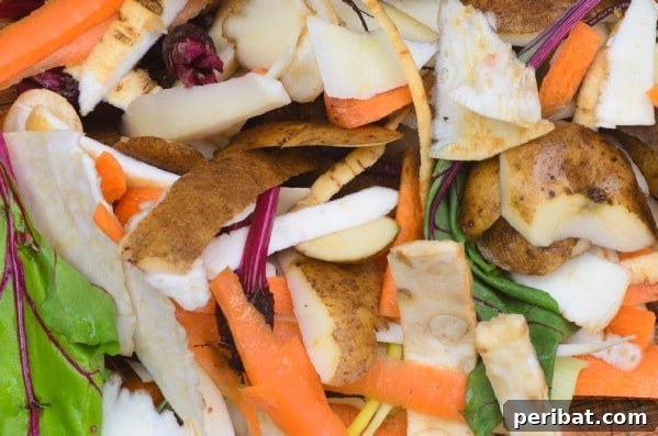 Scrap vegetables