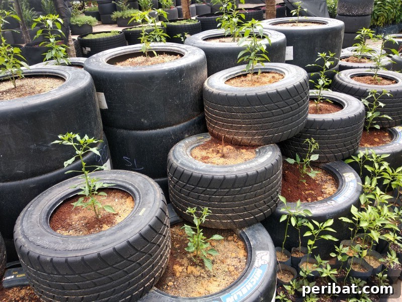 Rubber Reborn: 30 Garden Tire Transformations 22 Save Money on Planting Trees