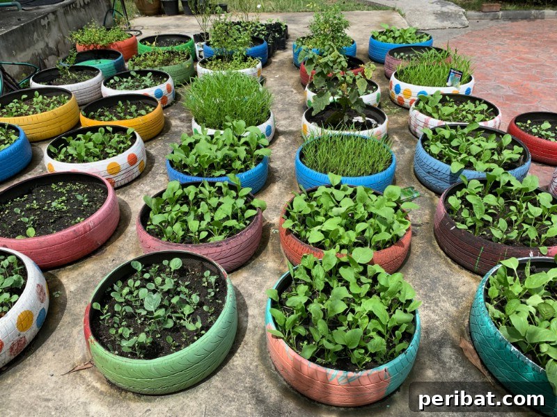 Rubber Reborn: 30 Garden Tire Transformations 28 Create a Kitchen Garden