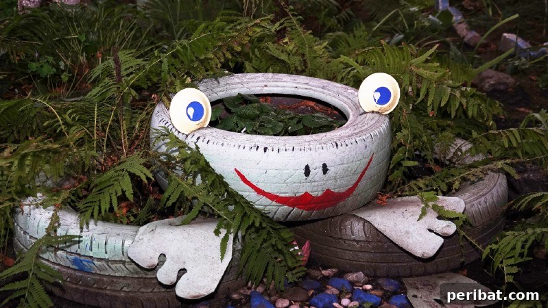 Rubber Reborn: 30 Garden Tire Transformations 32 Build a Frog Planter