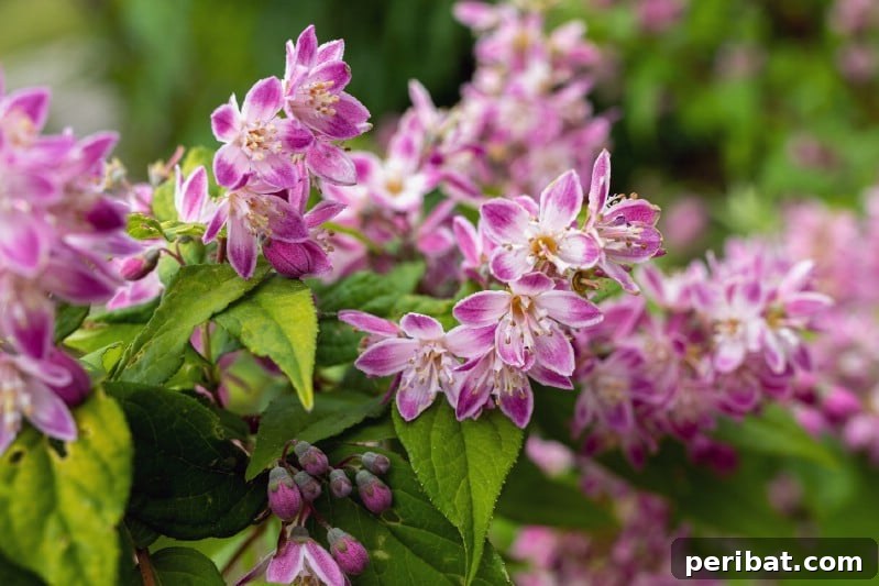 Blush-Toned Blooms: Enchanting Shrubs for Every Garden 6 Deutzia