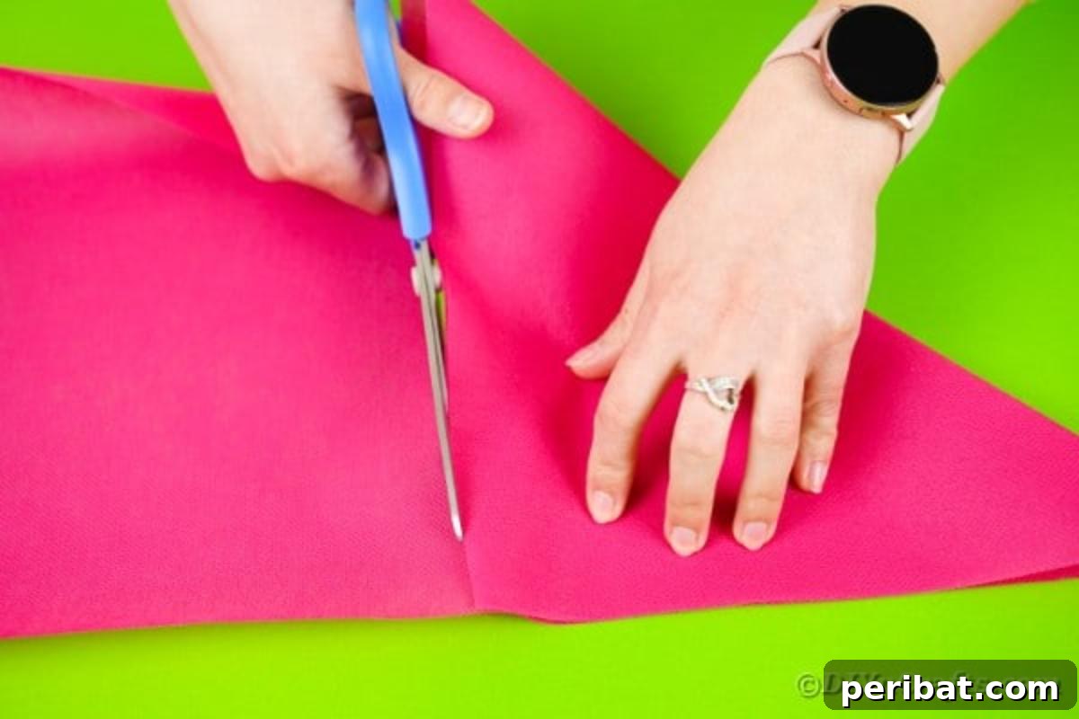 Cutting tissue paper