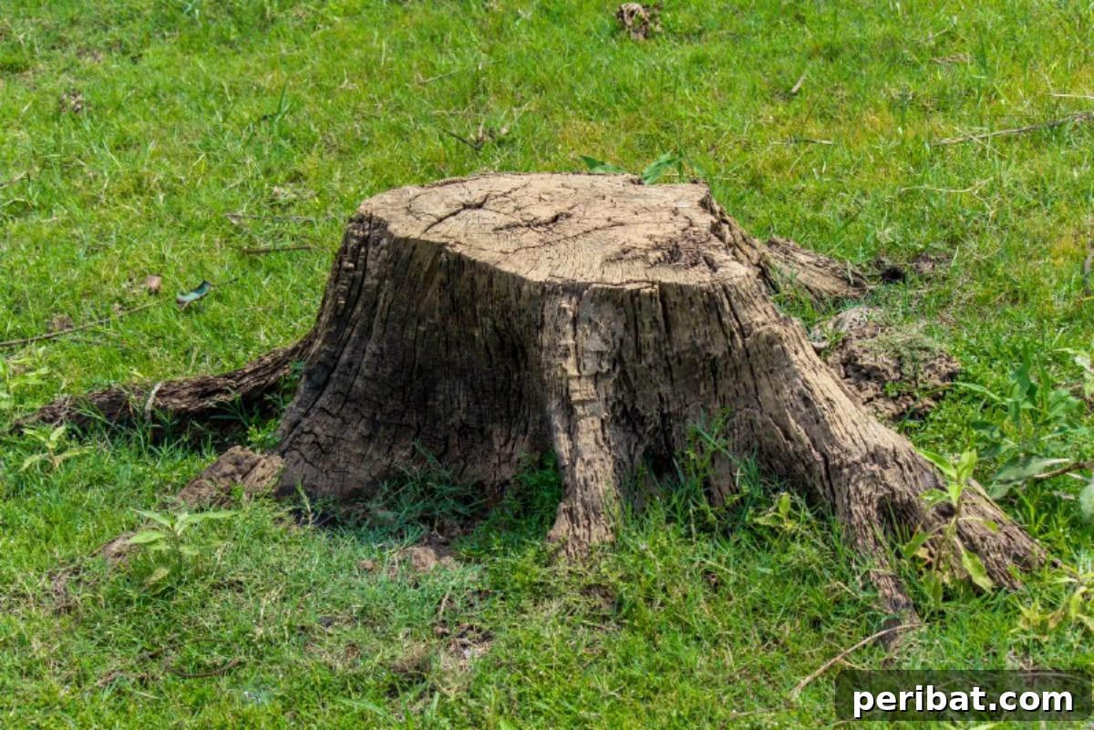 Grow Smarter: Epsom Salt Hacks for Your Garden 15 An old tree stump.