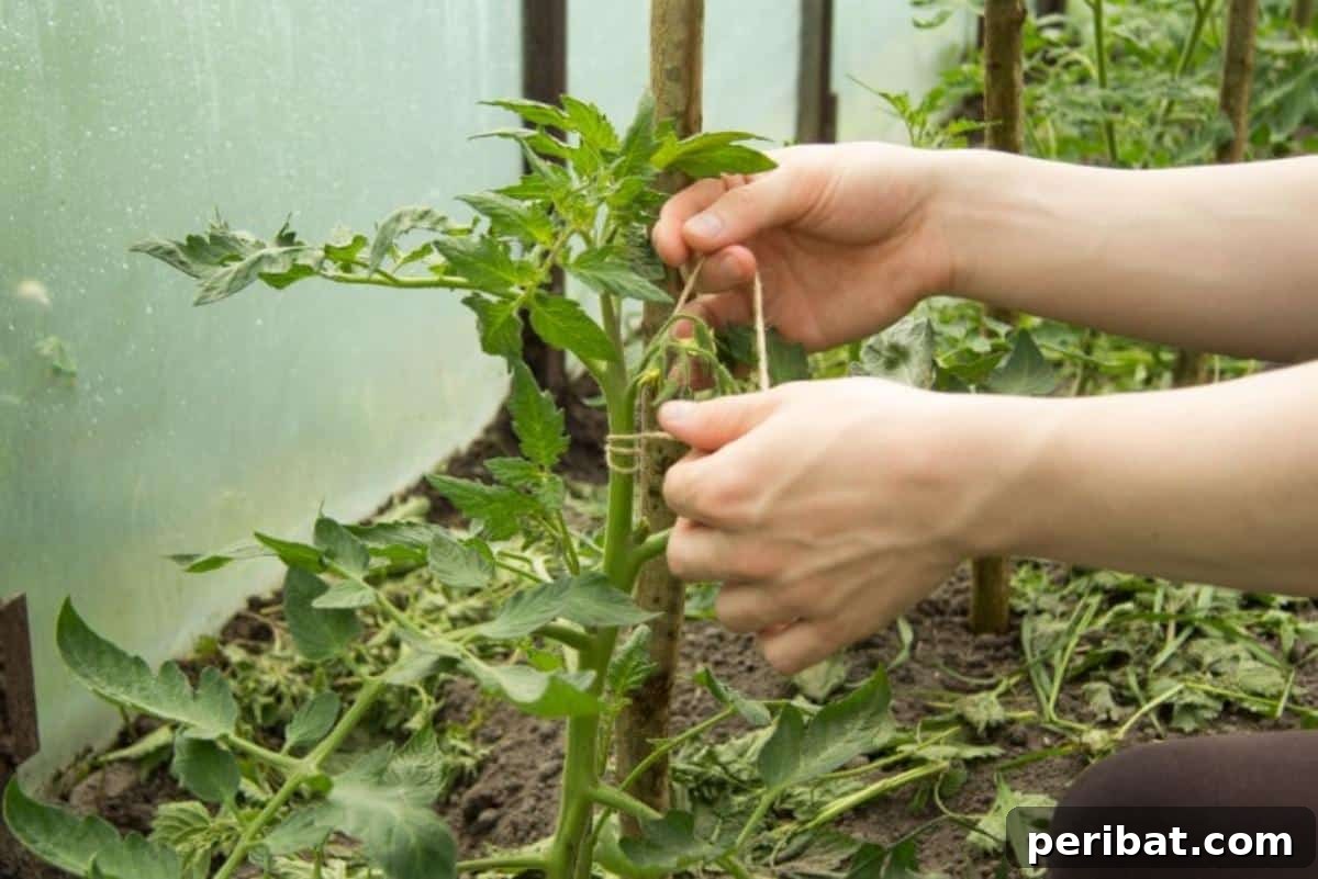The 15 Biggest Tomato Gardening Errors Almost Everyone Commits 8 Adding support for tomato plants.