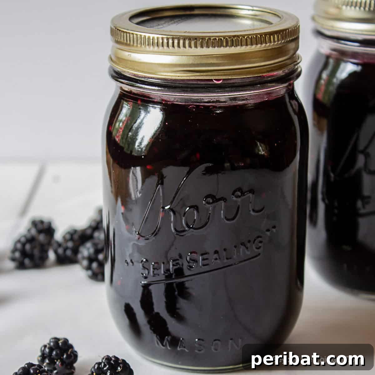 Extend Your Garden Harvest: 3 Simple Preservation Methods and 20 Flavorful Recipes 14 Blackberry jam in mason jar