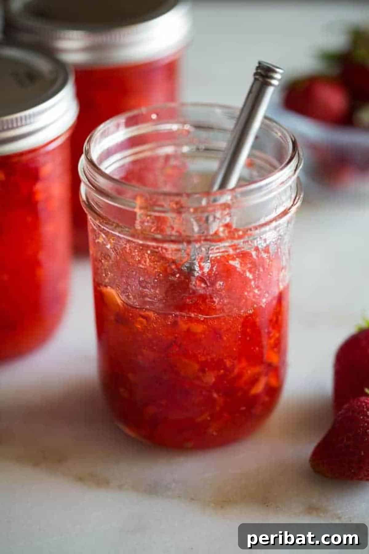 Extend Your Garden Harvest: 3 Simple Preservation Methods and 20 Flavorful Recipes 19 Strawberry jam in a jar