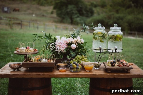Build Your Best Backyard Bar: 45 DIY Ideas for Effortless Gatherings 18 Wooden barrel table