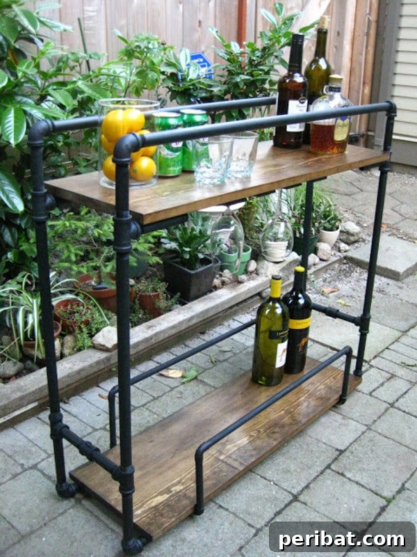 Build Your Best Backyard Bar: 45 DIY Ideas for Effortless Gatherings 35 Steampubk table