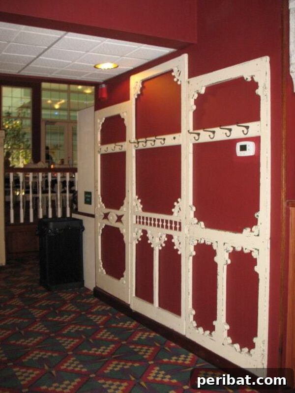 Door frame wall hooks for coats and bags