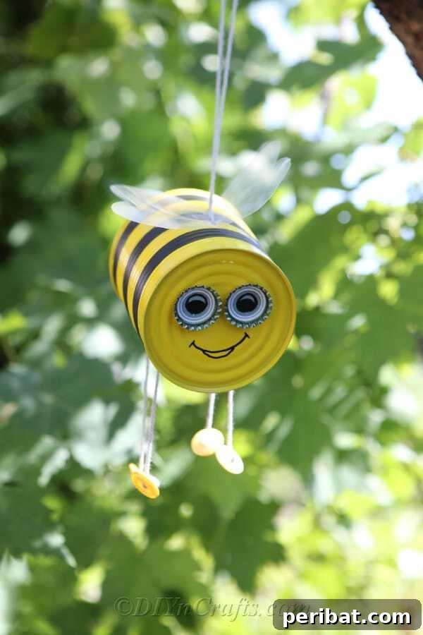 Elevate Your Outdoors with DIY Hanging Accents 3 Bee garden decor