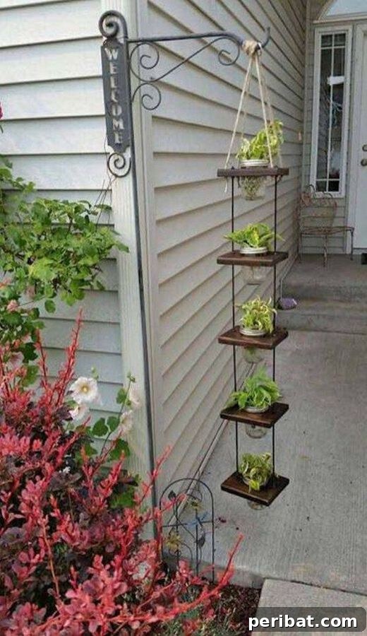 Elevate Your Outdoors with DIY Hanging Accents 24 Mason jar planter