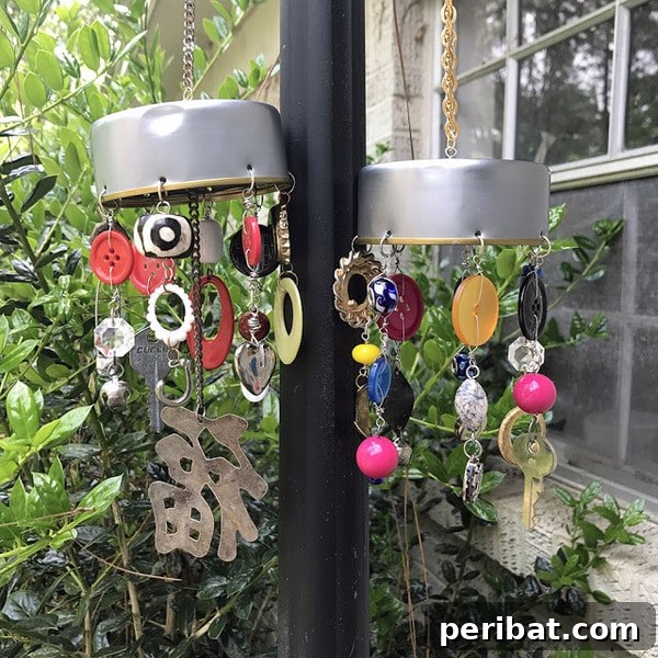 Elevate Your Outdoors with DIY Hanging Accents 28 Junk wind chimes