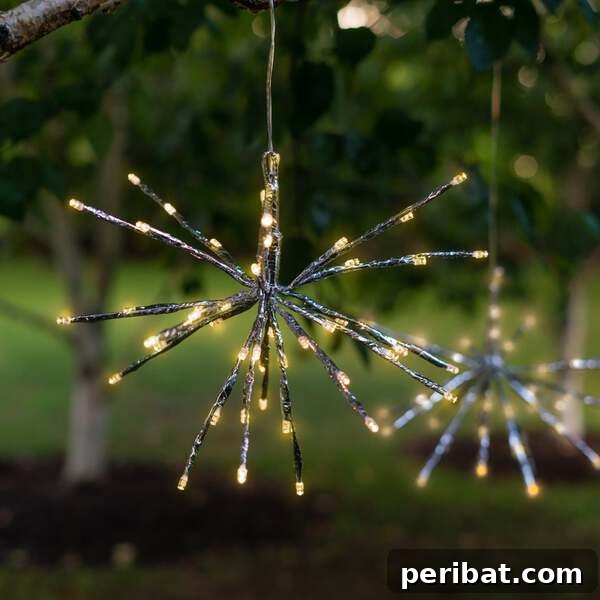 Elevate Your Outdoors with DIY Hanging Accents 33 Solar lights