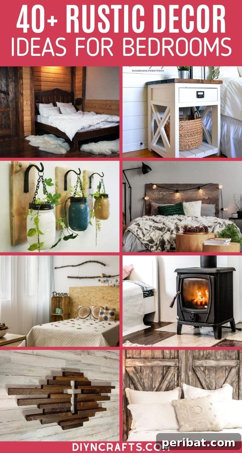 Creating Your Rustic Bedroom Oasis 2 Rustic bedroom decor collage showcasing various elements