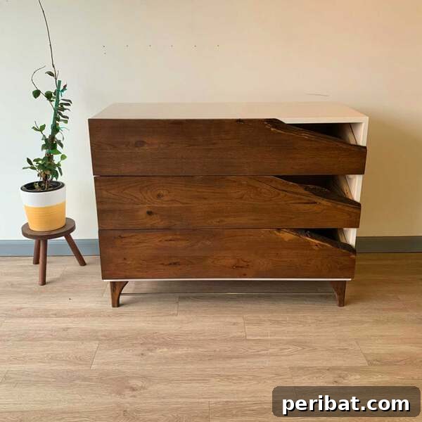 Creating Your Rustic Bedroom Oasis 15 Stunning live edge reclaimed wood dresser