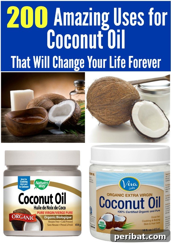 200 Brilliant Uses For Coconut Oil That Will Change Your Life Forever