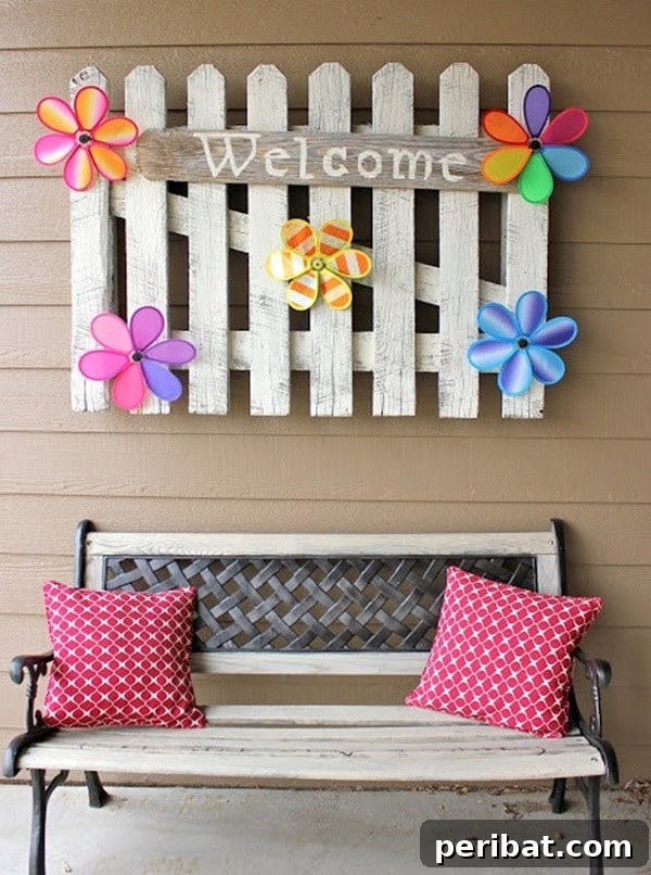 Picket fence welcome