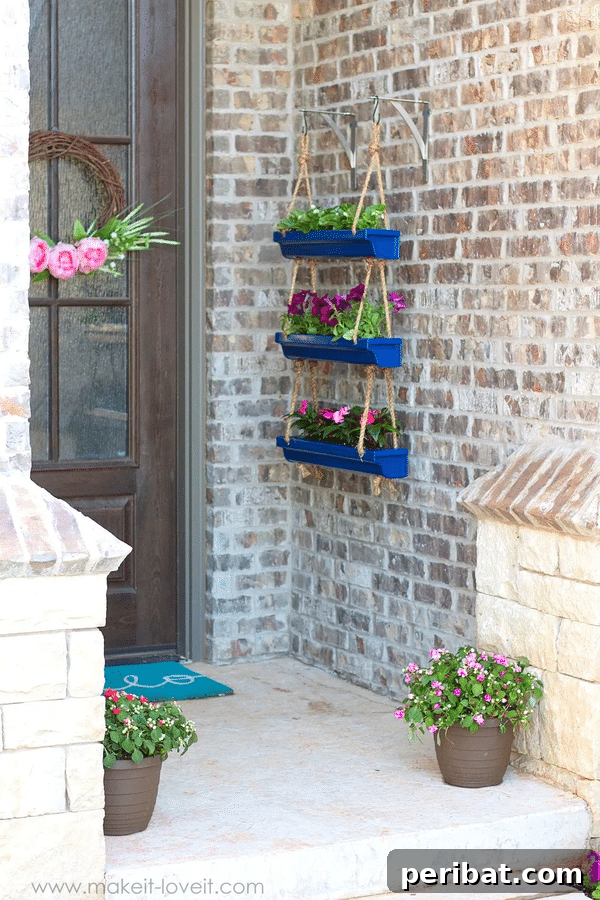 Gutter plant holders
