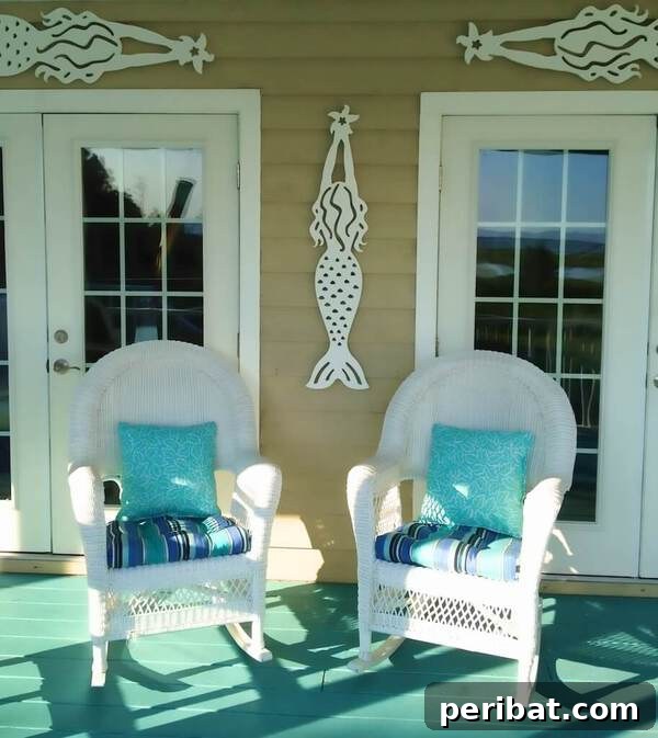 White mermaid ornaments