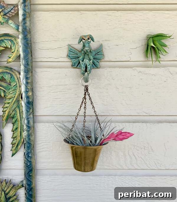 Gargoyle plant hook