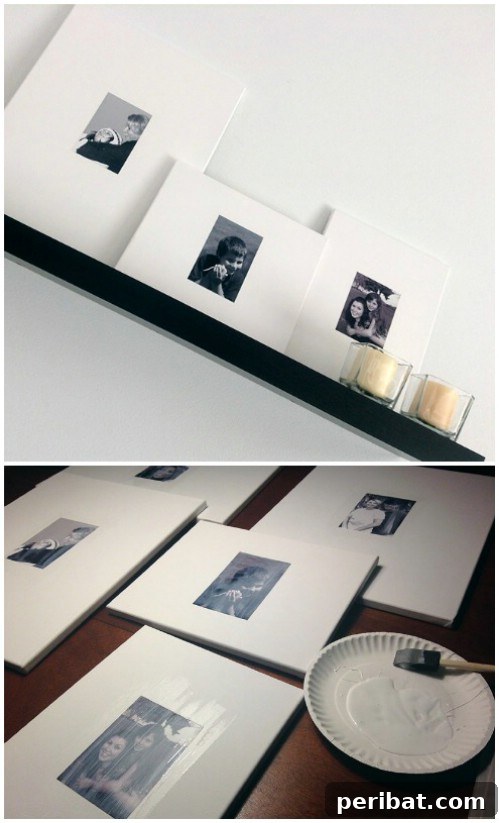 25 Genius Ways to Showcase Your Favorite Photos 19 Canvas Frames - Simple Photo Art