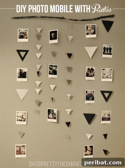 25 Genius Ways to Showcase Your Favorite Photos 22 Photo Mobile - Dynamic Photo Display
