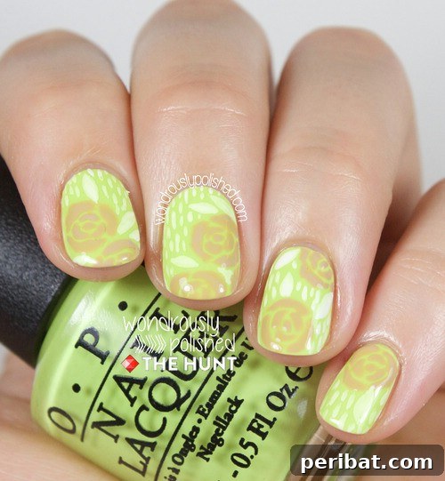 Striking Neon Floral Nail Art with Nude Tones