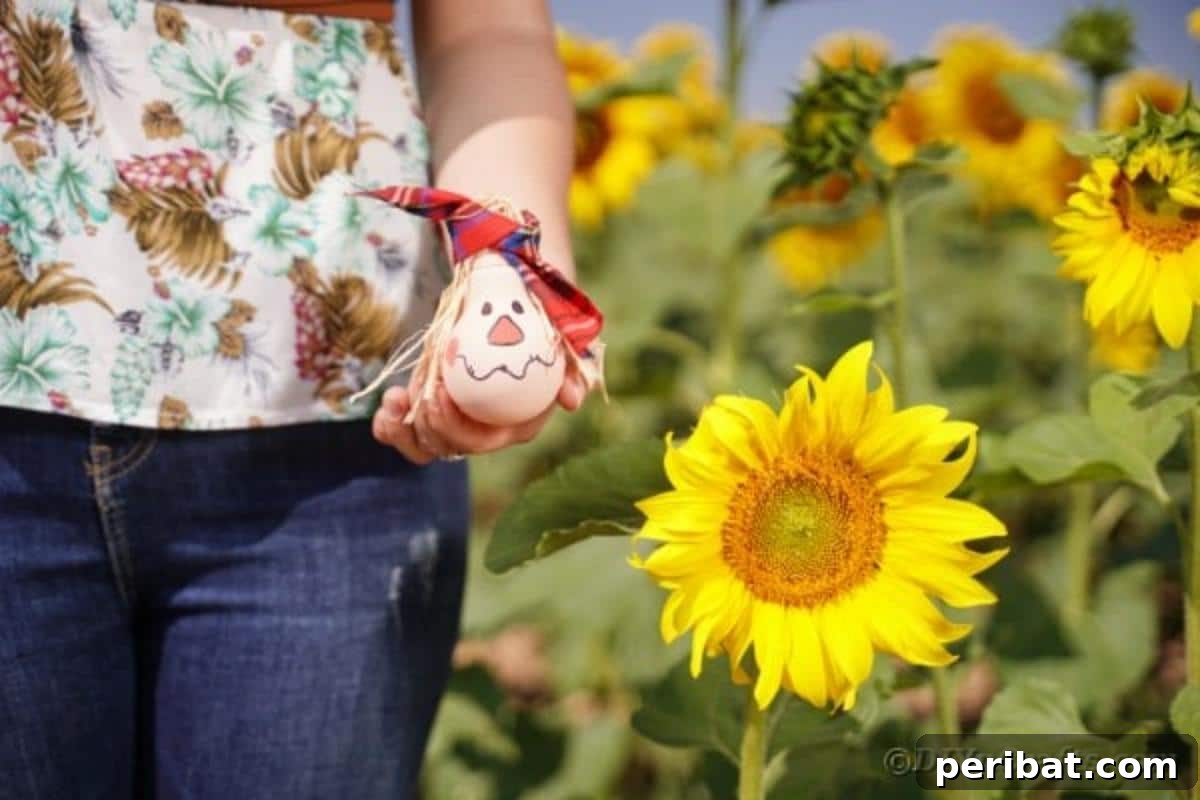 Charming Bulb Scarecrow Art from Recycled Lights 5 Woman holding a lightbulb scarecrow