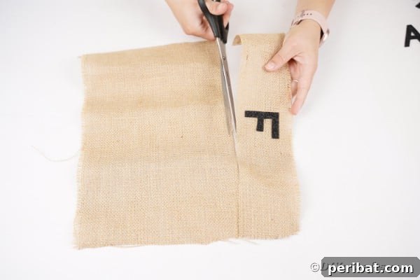Cozy Farmhouse Fall Lettered Jars 20 Cutting burlap
