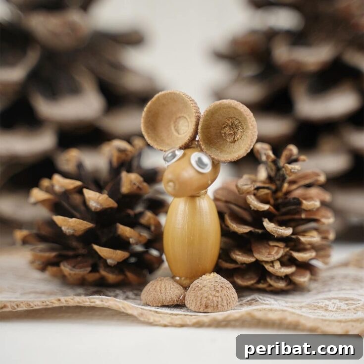 DIY Acorn Mouse
