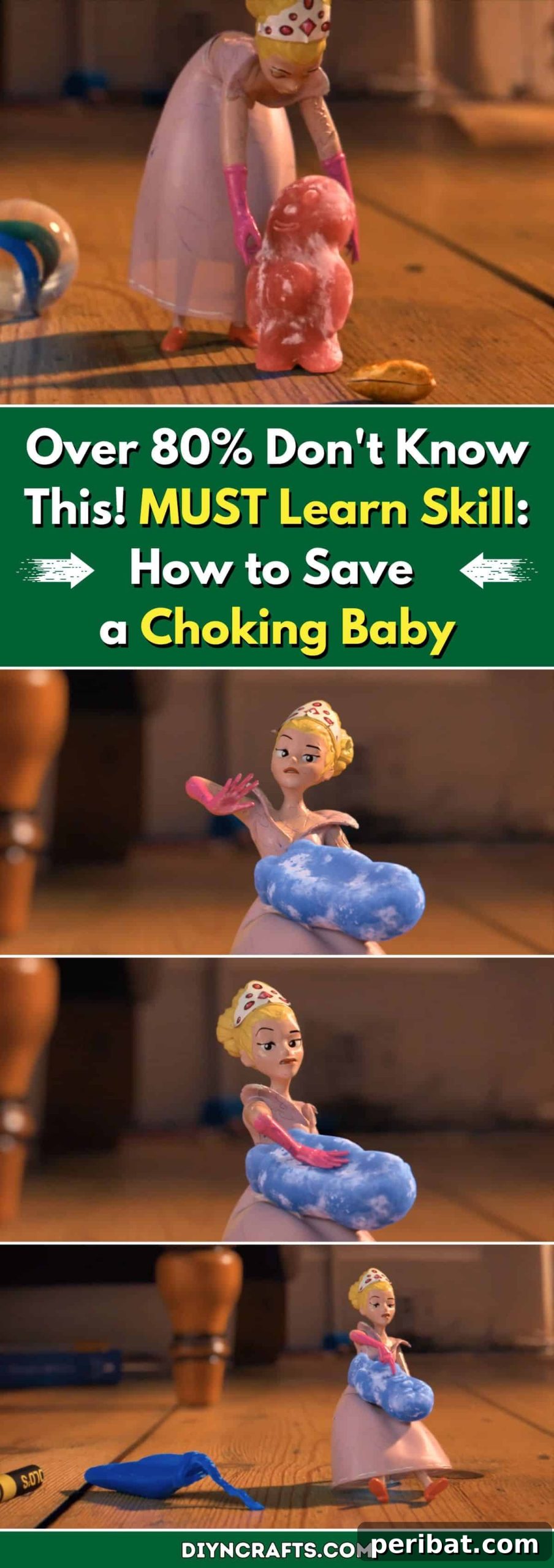 Over 80% Don't Know This! MUST Learn Skill: How to Save a Choking Baby pinterest image