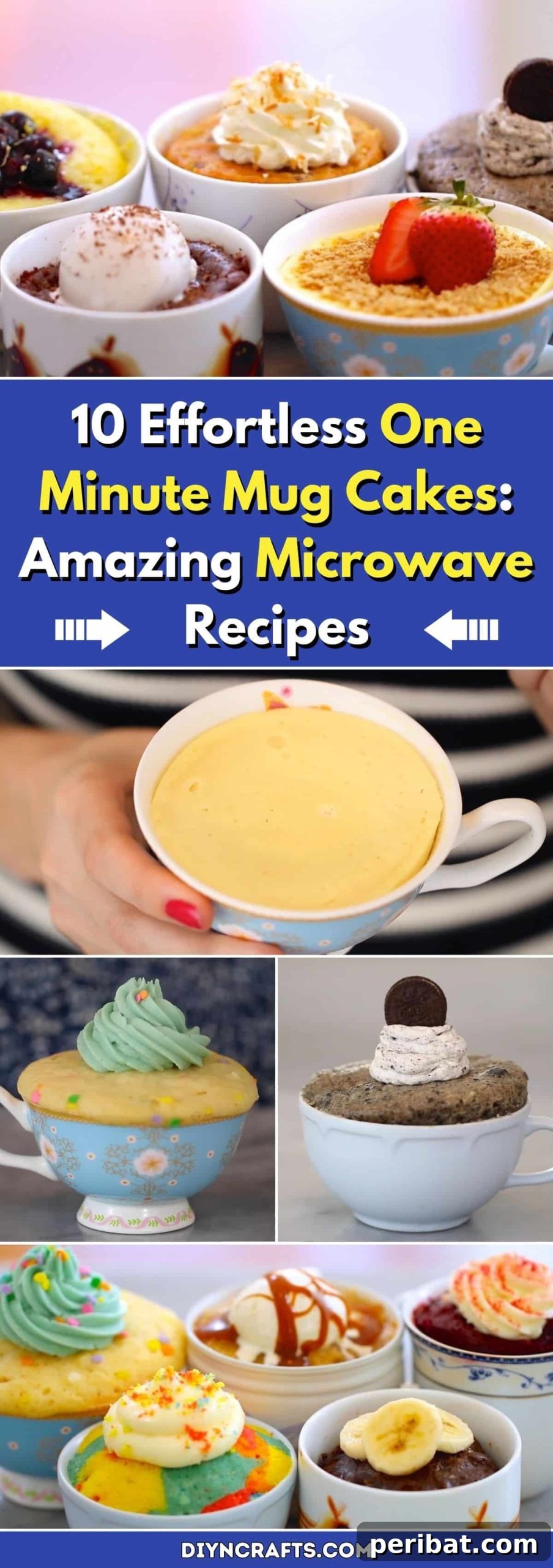 Lightning-Fast Mug Cakes: 10 Delicious Microwave Treats 2 10 Effortless One Minute Mug Cakes: Amazing Microwave Recipes for Instant Gratification