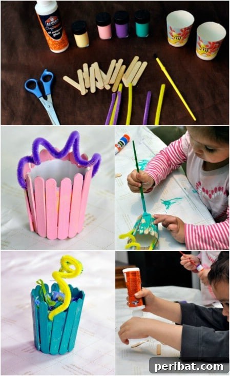 Mini wooden Easter baskets