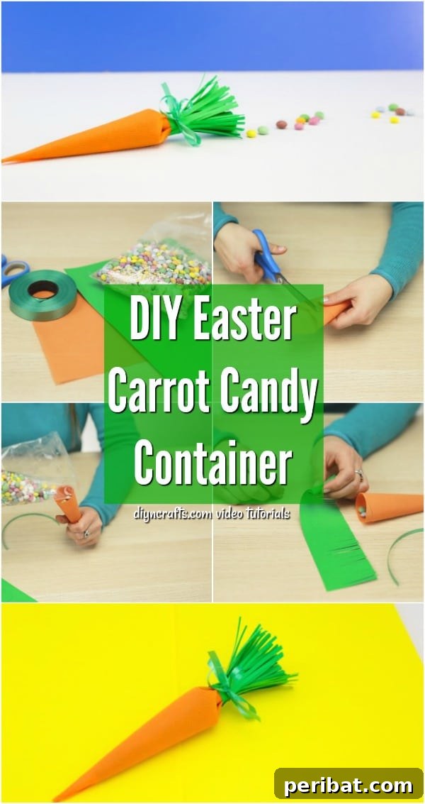 Sparking Joy: Easy Easter Crafts for Little Hands and Big Smiles 15 Easy DIY Carrot Shaped Candy Holders