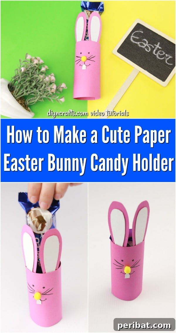 Easy Easter Bunny Candy Holder