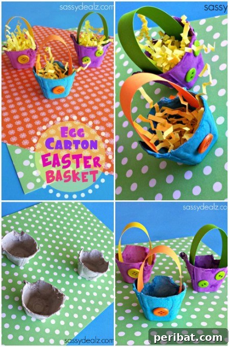 Carton Easter basket