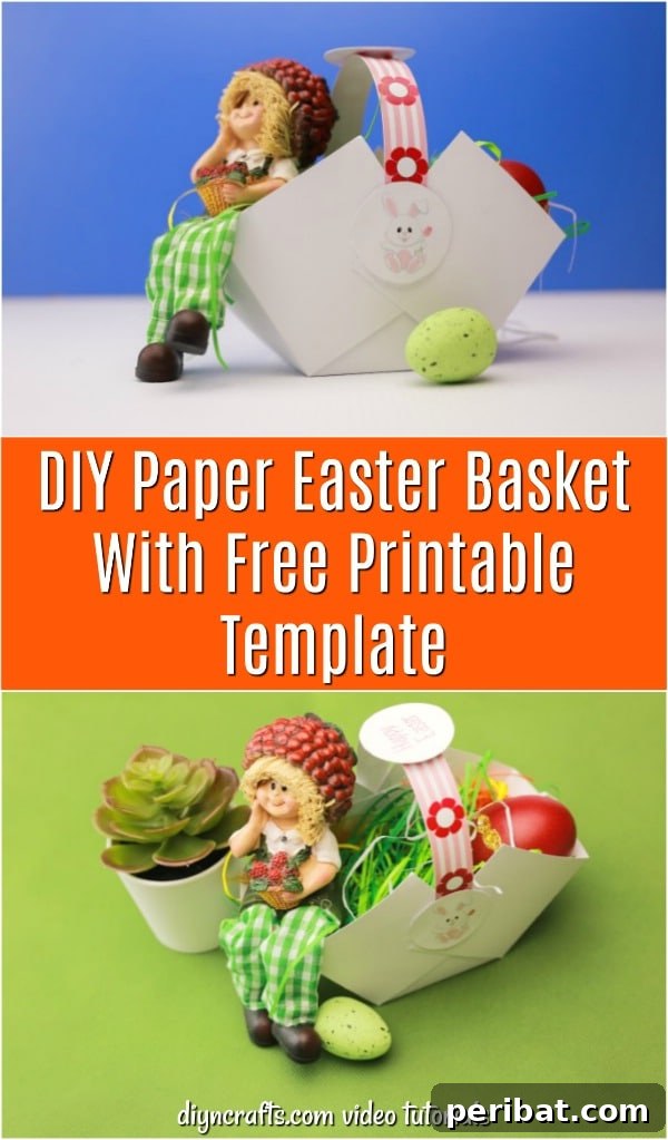 Easy Kid-Friendly DIY Printable Easter Basket