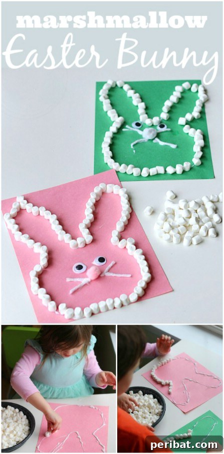 Marshmallow Easter bunny