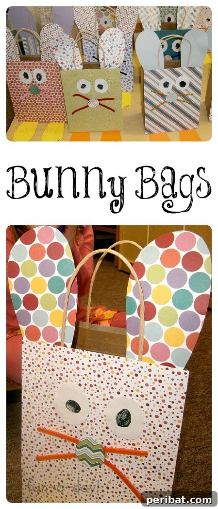 Easter bunny bags