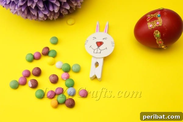 Sparking Joy: Easy Easter Crafts for Little Hands and Big Smiles 9 Adorable Clothes Pin Easter Bunny