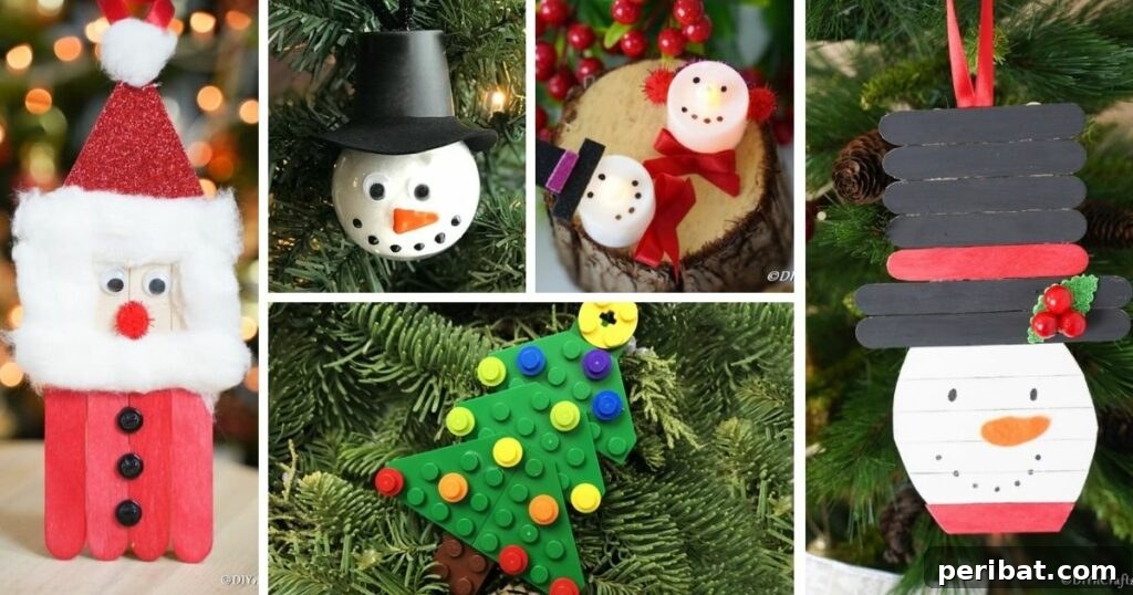 Sixty Sparkling DIY Ornaments for Your Christmas Tree 2 Ornaments collage