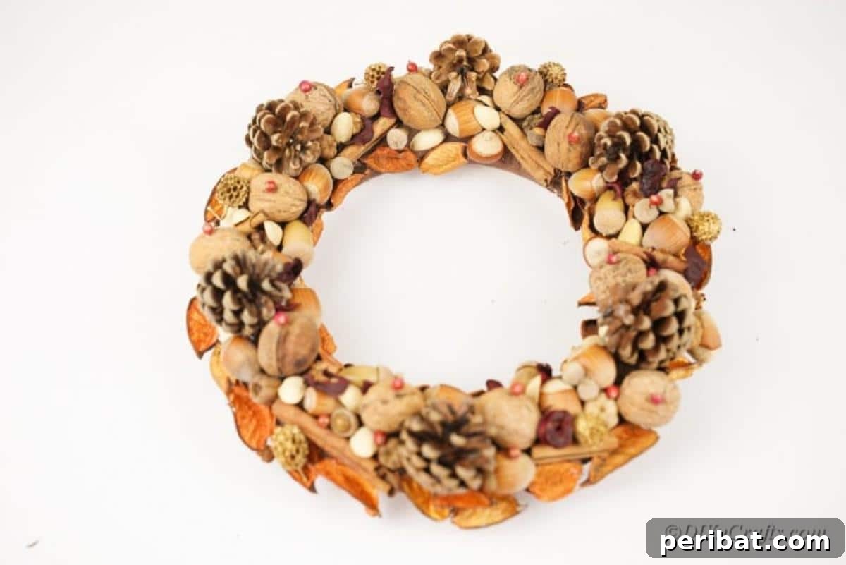 Foraged Fall Wreath 12 rustic autumn wreath