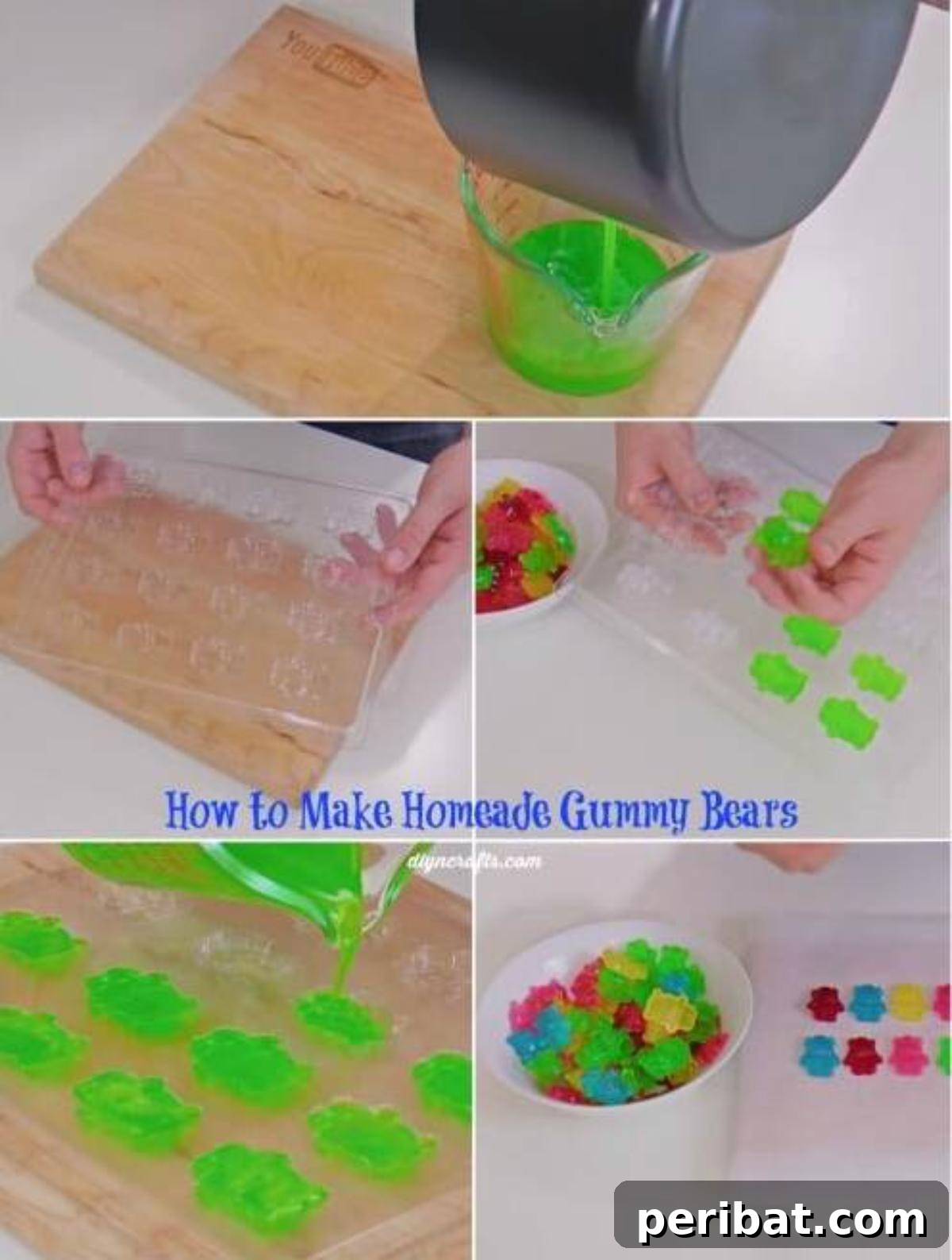 DIY Gummy Bears: Easier Than You Ever Imagined 2 Homemade Gummy Bears Recipe - You’d Never Guess how Easy it is to Make Your Very Own Gummy Bears